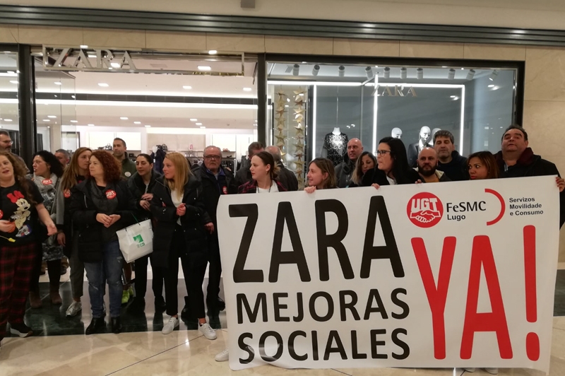 INDITEX discrimina a las trabajadoras de Lugo